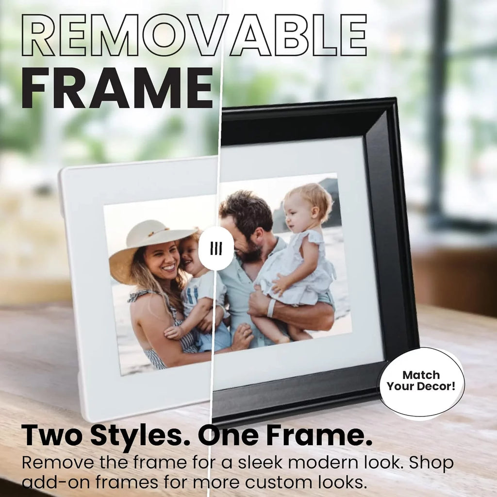 10in WiFi Digital Photo Frame with Battery 32GB Black L685402