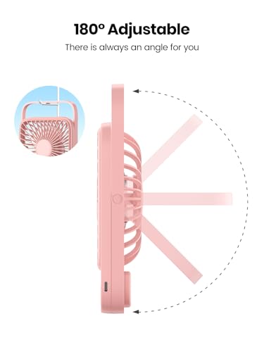 2 Pack 5000mAh Portable Desk Fan G53122