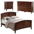 3-Piece Full Bed 8-Drawer Dresser and 3-Drawer Nightstand Set N781