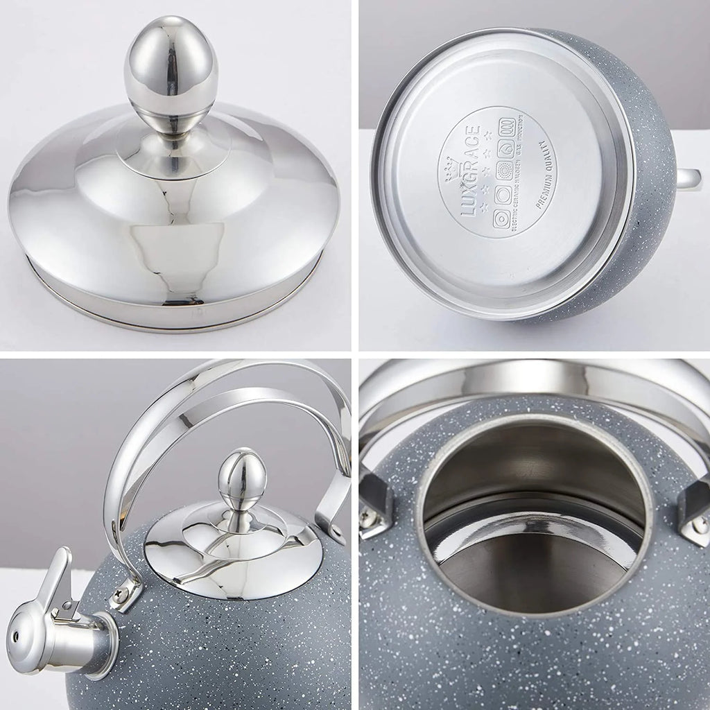 2.5 Qt Stainless Steel Whistling Tea Kettle G658