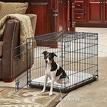 42-Inch Folding Dog Crate with Divider Panel U34517