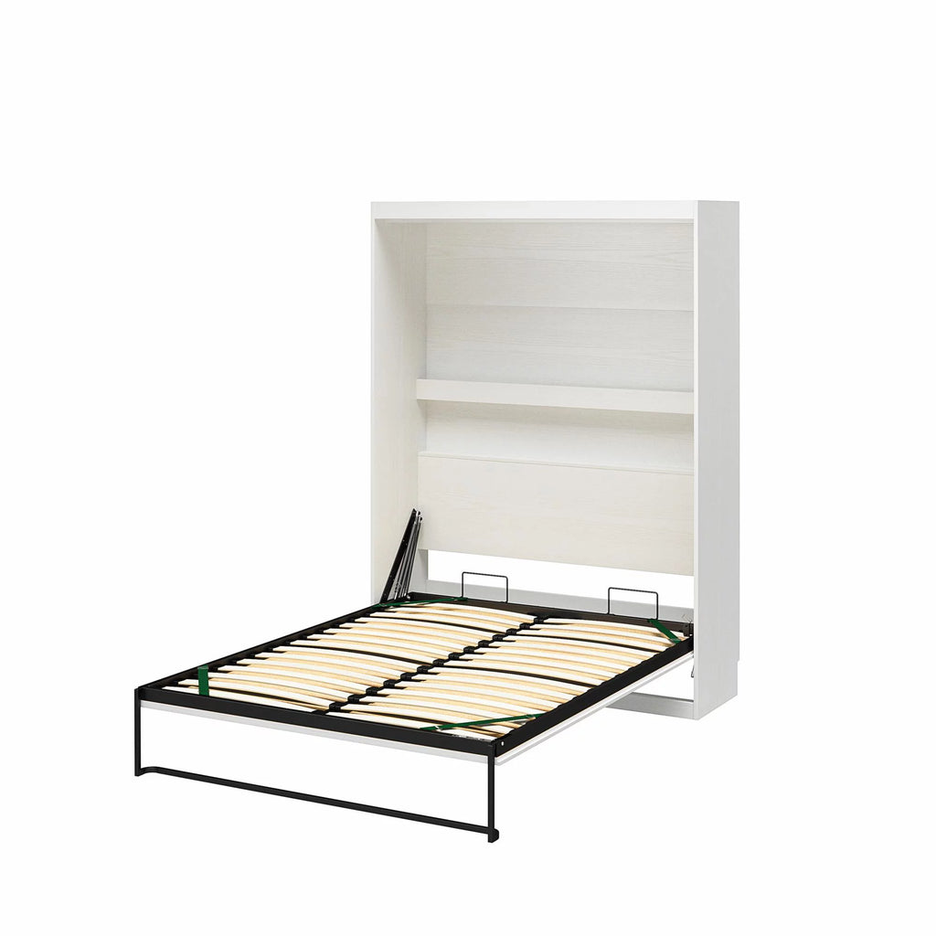 White Full Size Wall Bed E20319