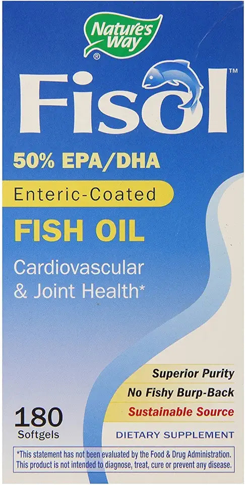 Fish Oil 100mg DHA 150mg EPA 180 Softgels X8617