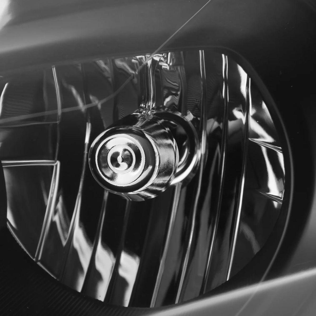 Black Bezel Headlights Pair F572