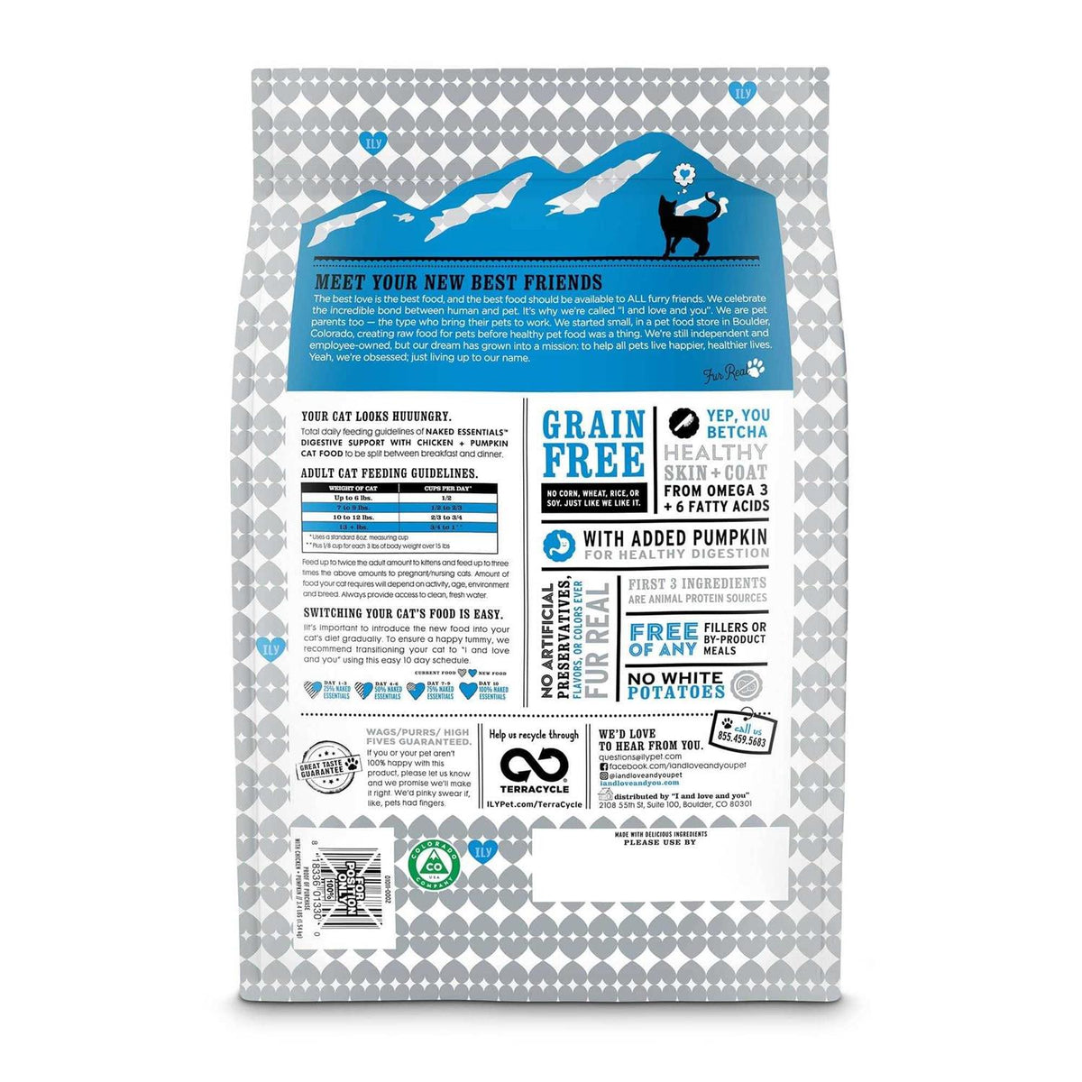 Chicken & Pumpkin Dry Cat Food I585