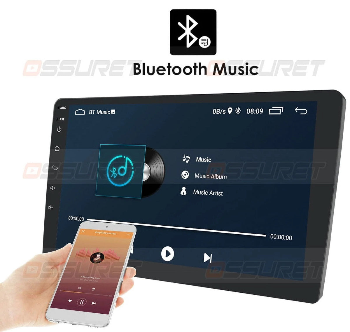 Android 12.0 Car Stereo Radio Head Unit GPS Navigation Carplay F862145