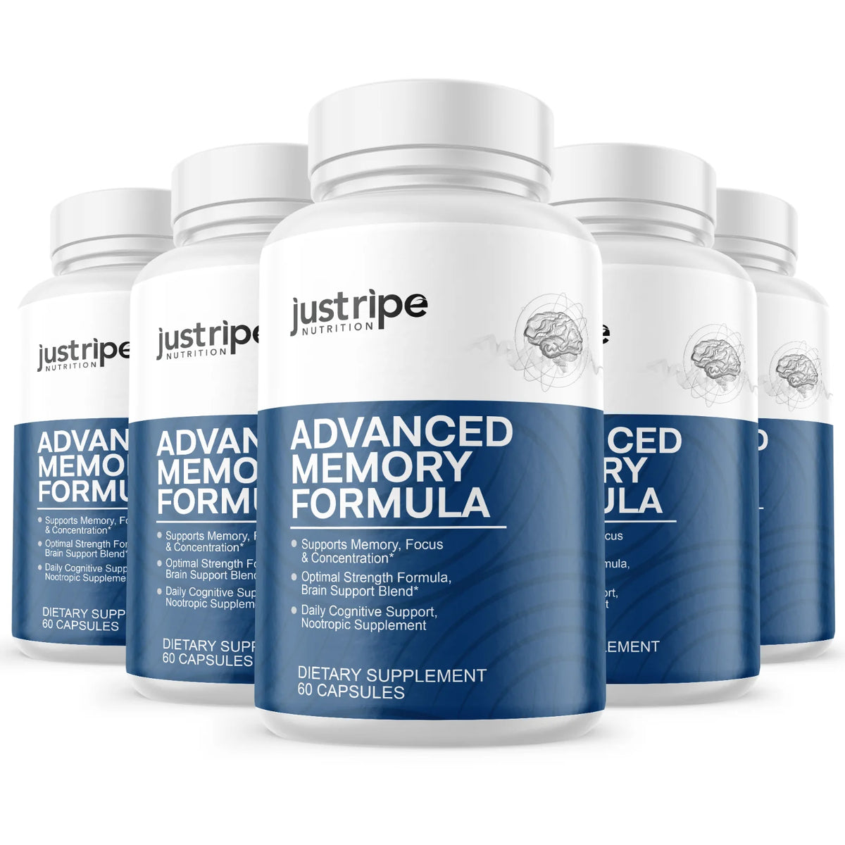 5 Pack Advanced Memory Formula Brain Supplement G990
