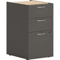 Slate Teak Laminate Pedestal Desk Drawer E83752