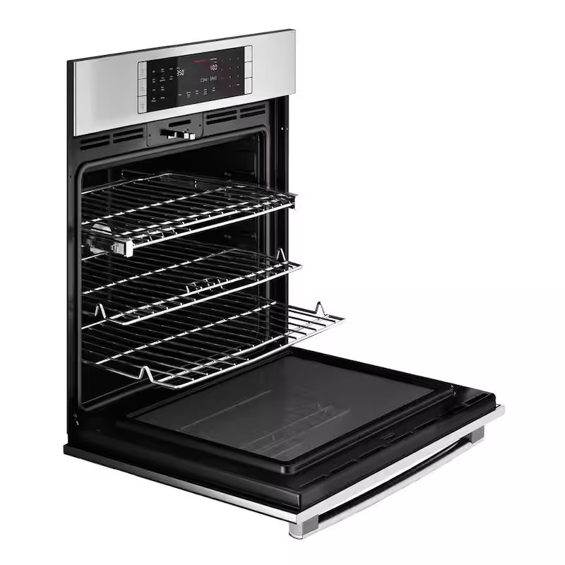 27 in Single Electric Wall Oven with Convection Self Cleaning Stainless Steel W90420