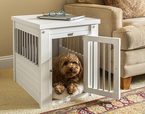 Black Medium Dog Crate End Table Q350660