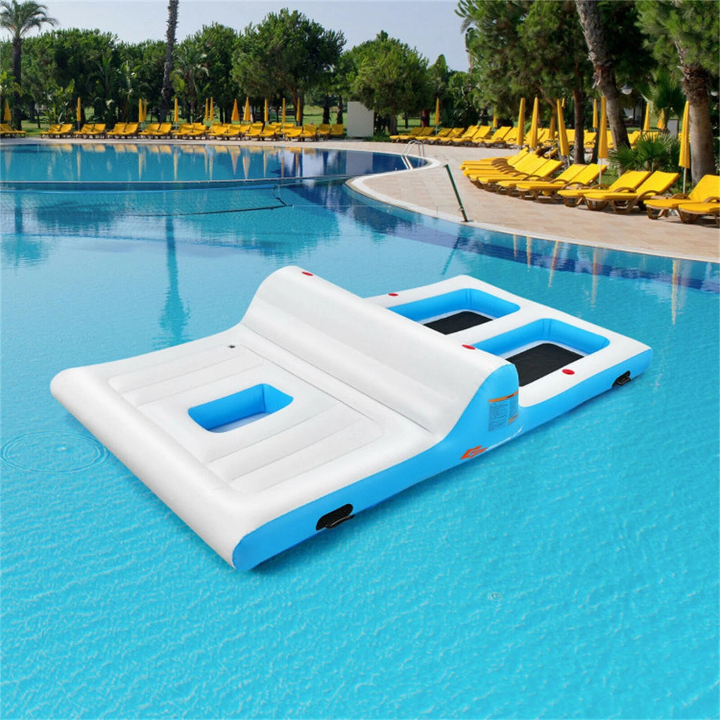 Floating 4 Person Inflatable Lounge Raft M754